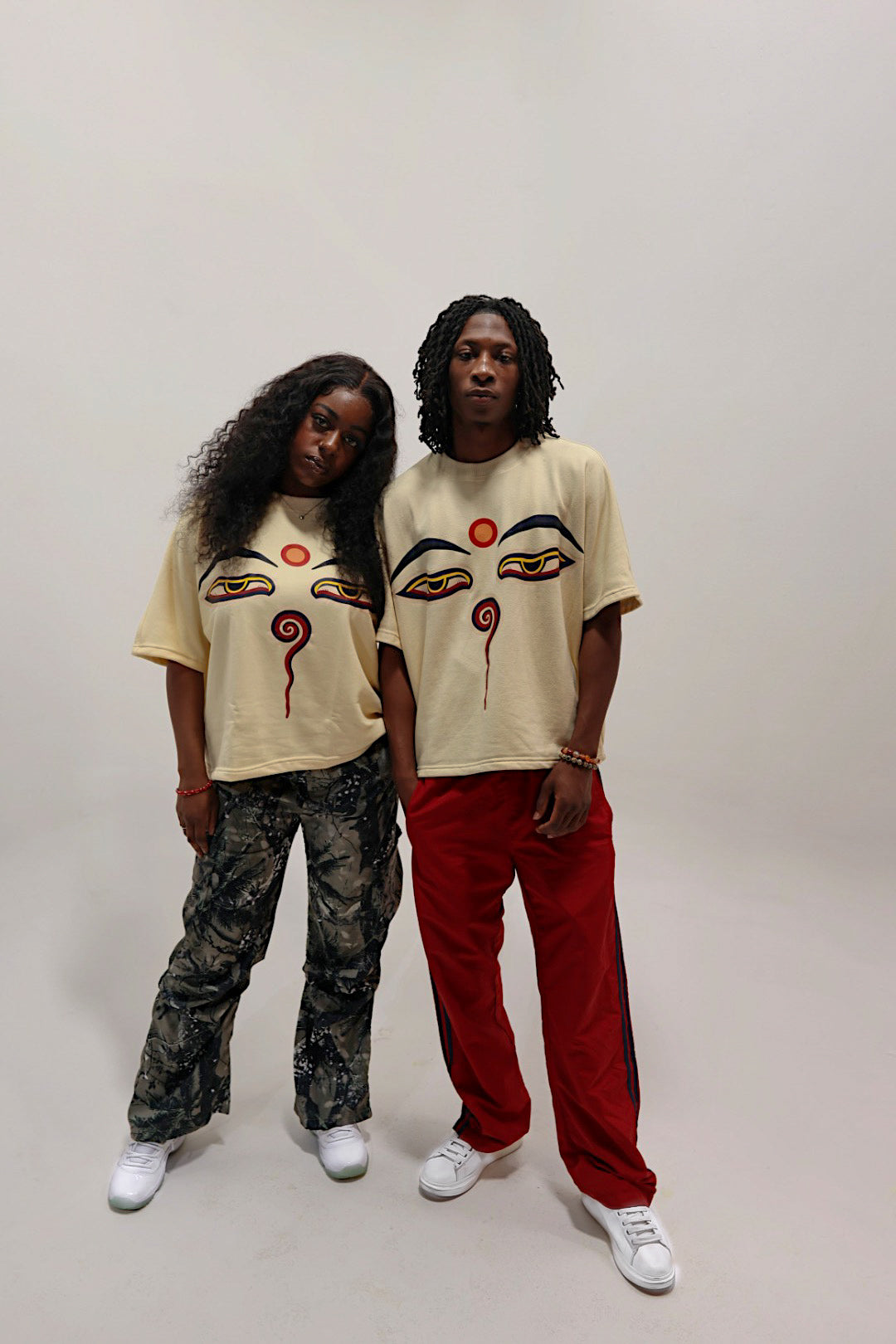Buddha Eyes-Oversized Boxy Tee