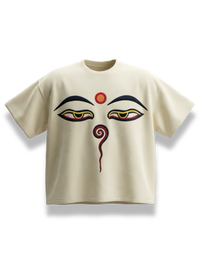 Buddha Eyes-Oversized Boxy Tee